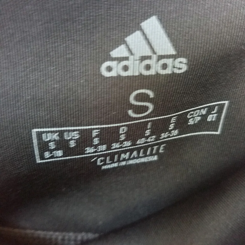 ADIDAS Climalite NWOT Full leg striped Leggings Size Small - Picture 12 of 14